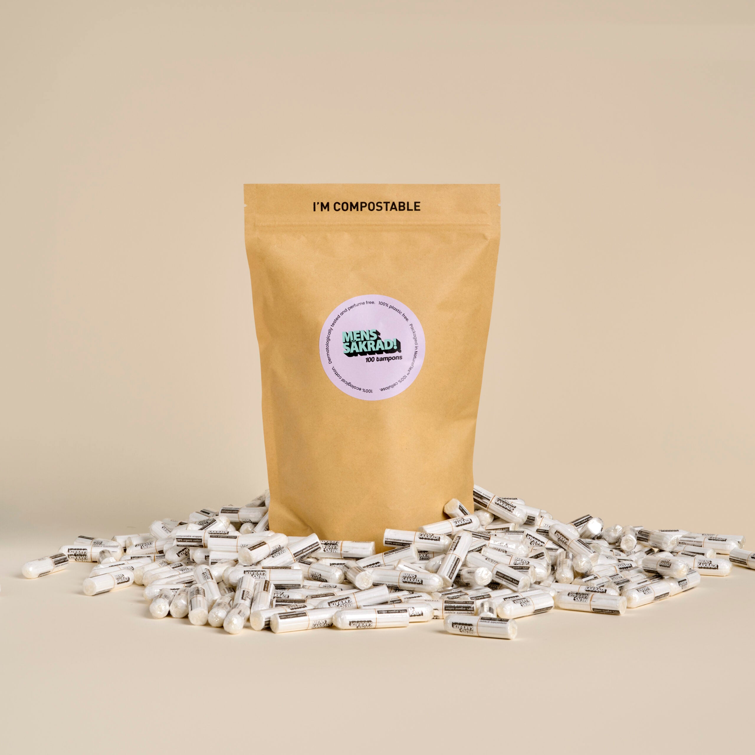 100 ekologiska tamponger - normal