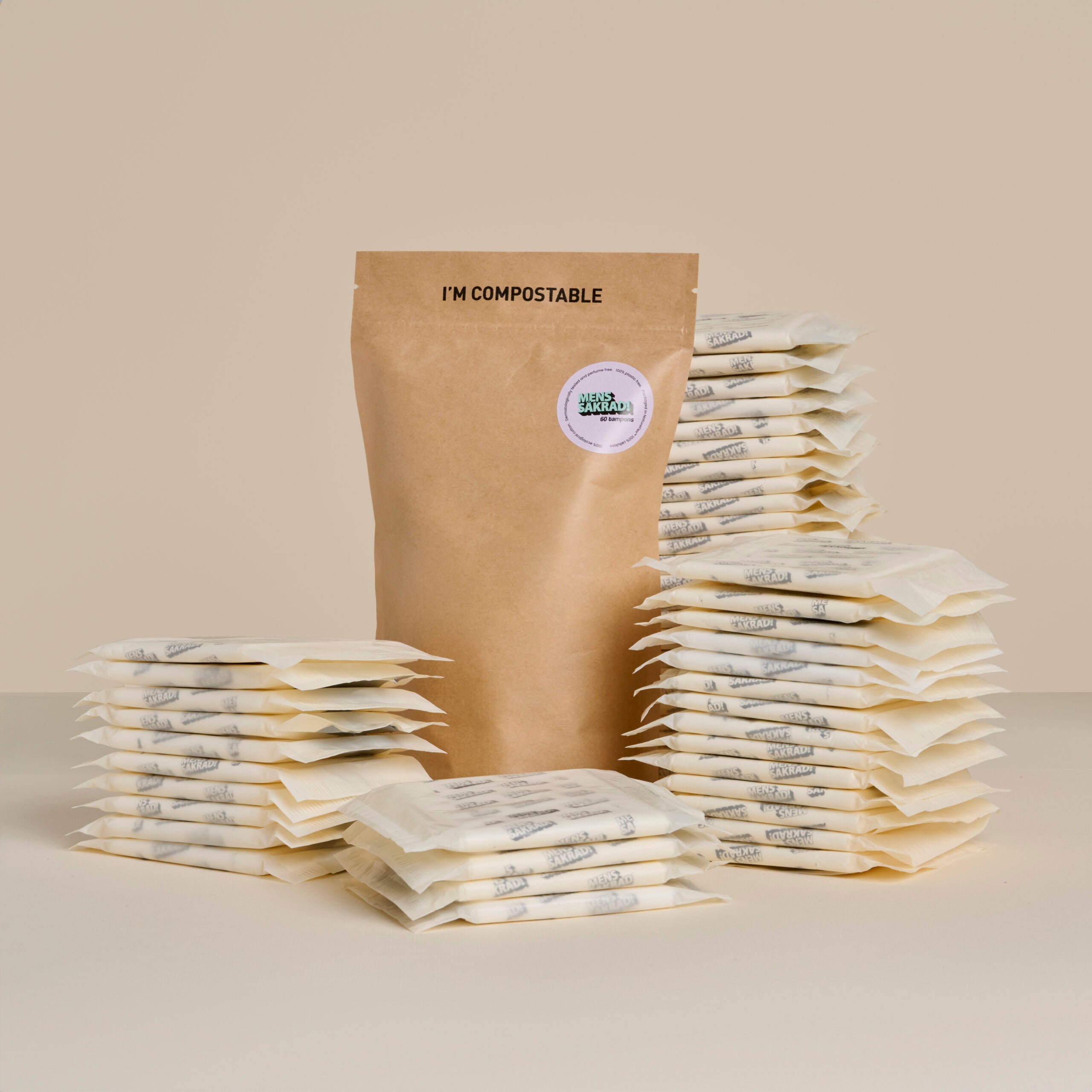 60 bindor/60 tamponger